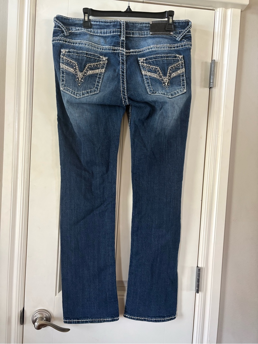 Vigoss Medium Blue Straight Leg Jeans - Picture 7 of 7